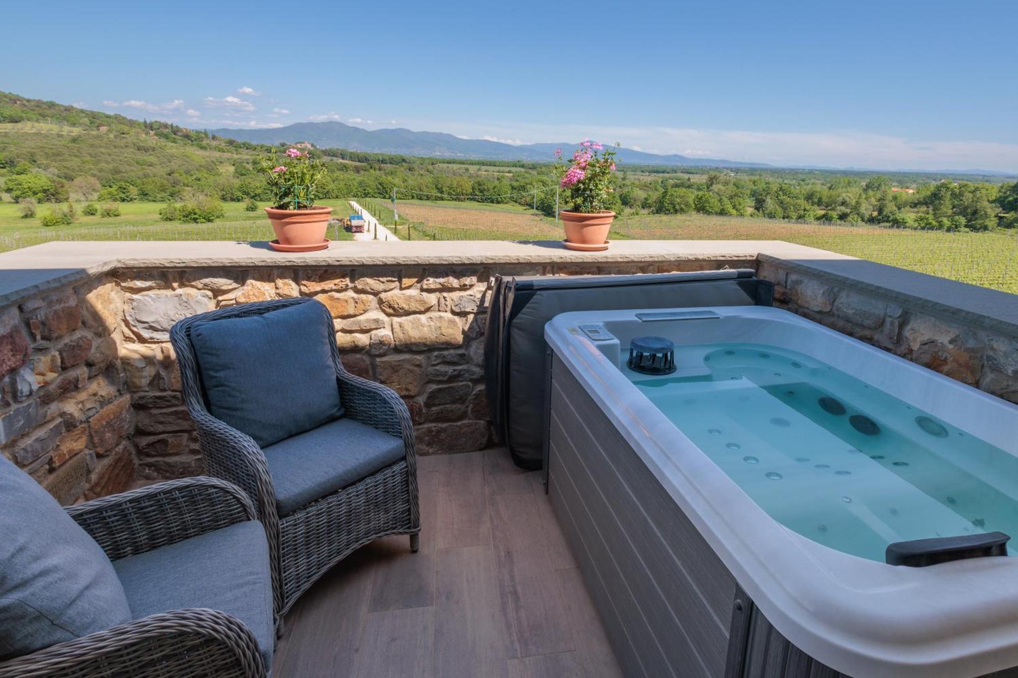 Podere La Doccia Civitella in Val di Chiana Bagian luar foto